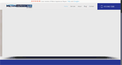 Desktop Screenshot of metroappliancerepairsf.com